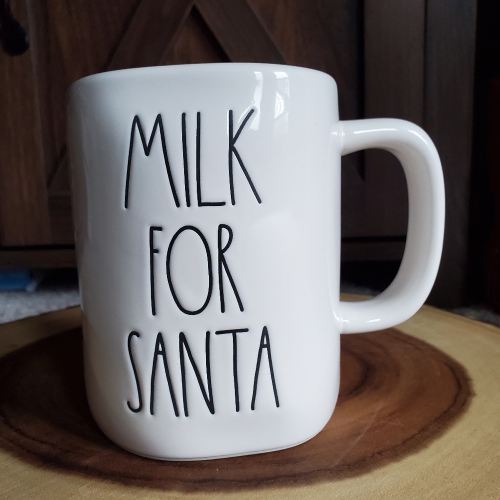 Rae Dunn Milk for santa
